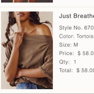 Free people tee. Worn once. Can add pics of that aren’t from site soon!